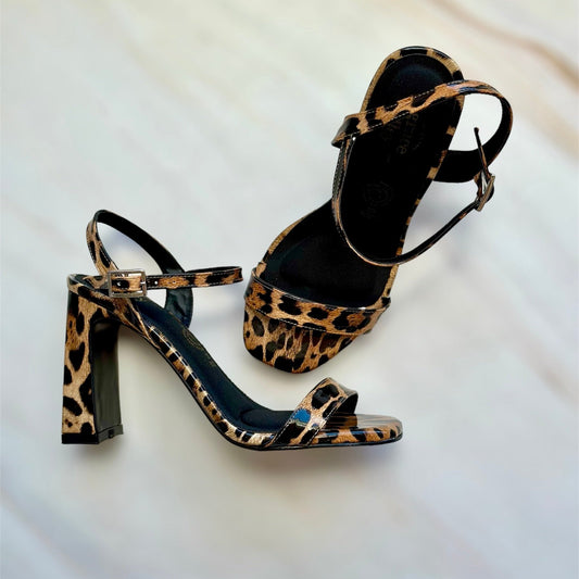 Zapatilla Charol Leopardo 5021